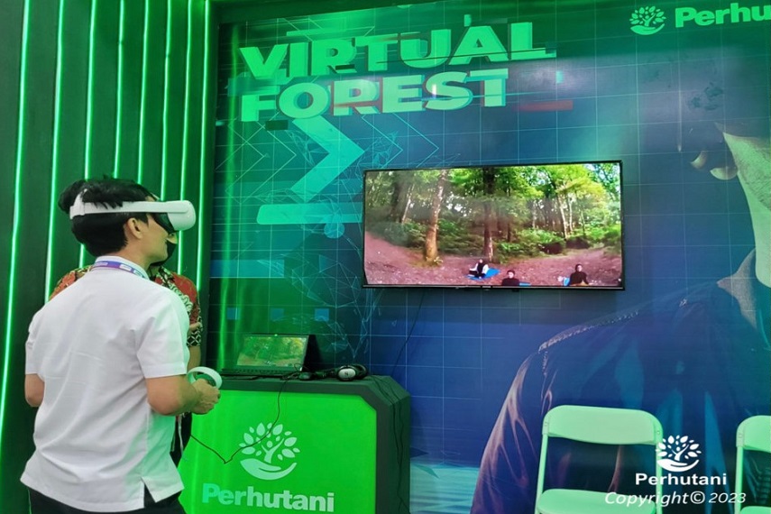 Perhutani Hadirkan Virtual Forest di Indonesia Metaverse Show