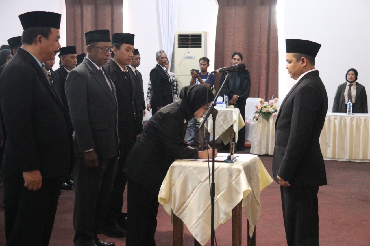 80 Anggota PPK Dilantik, Bupati Minta Pemilu Berkualitas dan Bermartabat