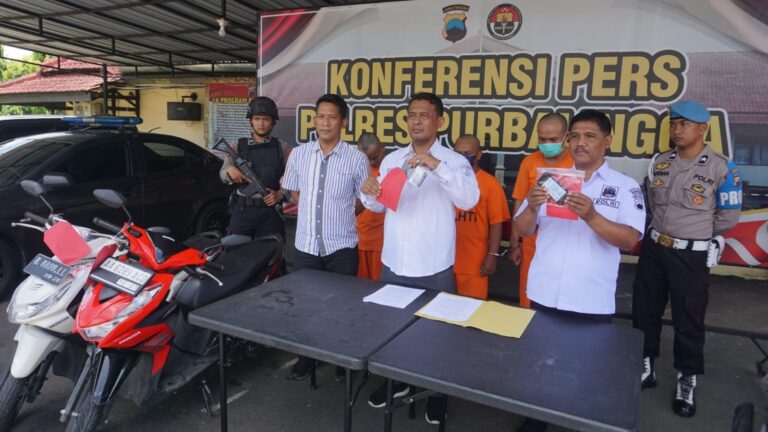 Satreskrim Polres Purbalingga Ringkus Pelaku Curanmor dan Penadahnya