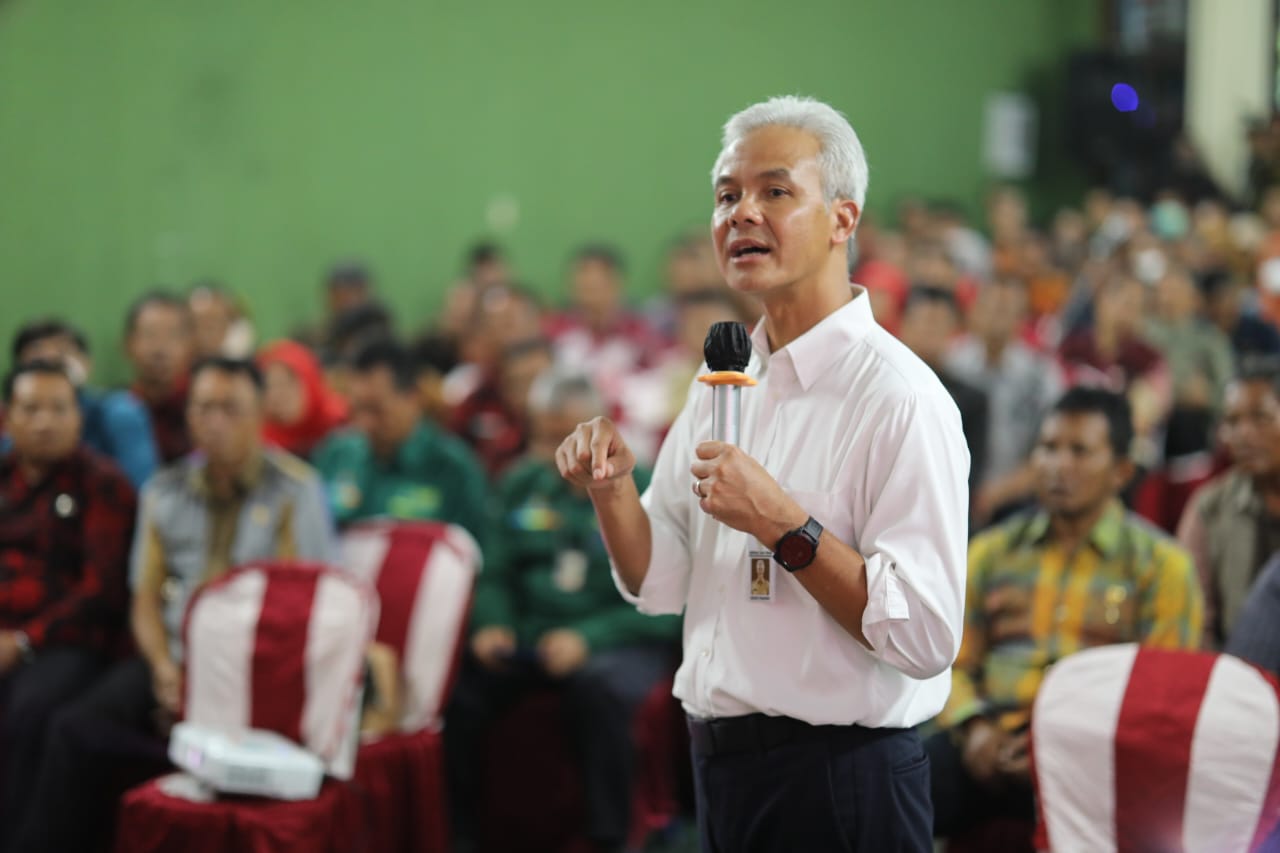 Rakor Bareng Wonosraten, Ganjar Sampaikan Empat Arahan Atasi Kemiskinan Ekstrem