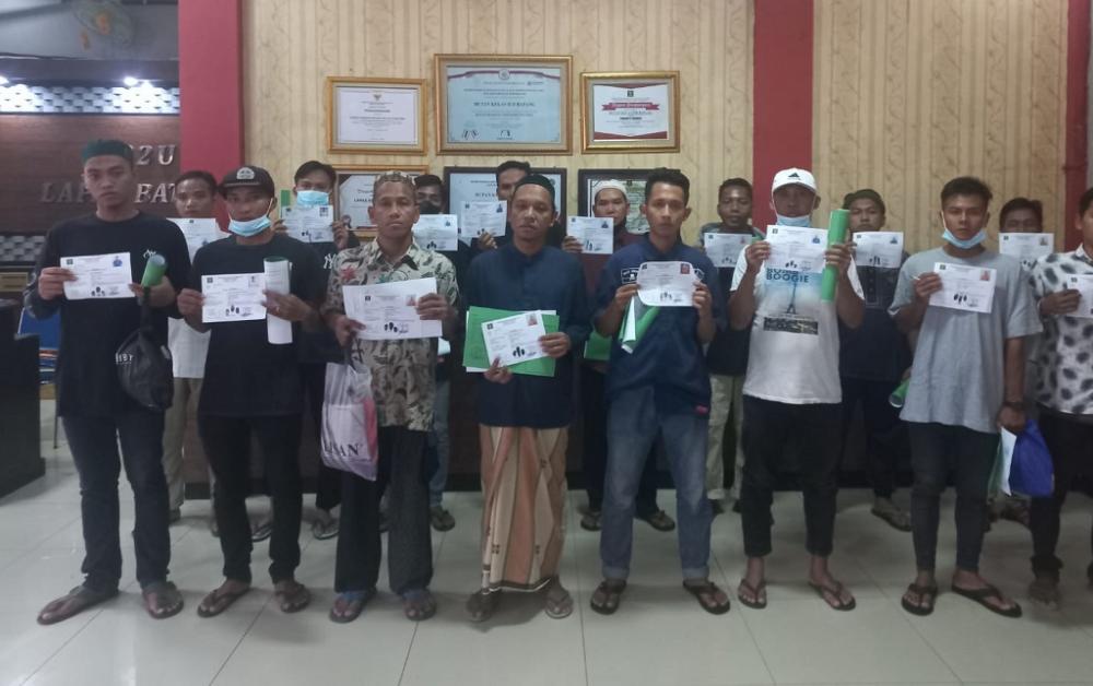 Belasan WBP Lapas Kelas IIB Batang Menjalani Program Asimilasi