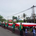 Peringati 1 Abad NU Ditandai Kirab Bendera Merah Putih 100 Meter
