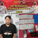 Lagi, Satresnarkoba Meringkus Pengedar Ratusan Butir Obat Terlarang