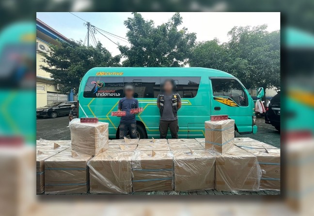 Bea Cukai Kudus Amankan Ratusan Ribu Batang Rokok dari Jepara