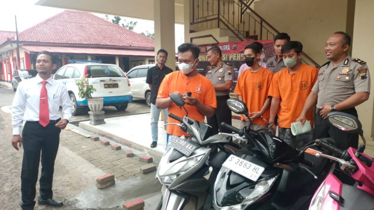 Komplotan Curanmor Spesialis Motor Beat, Diringkus Satreskrim Polres Blora