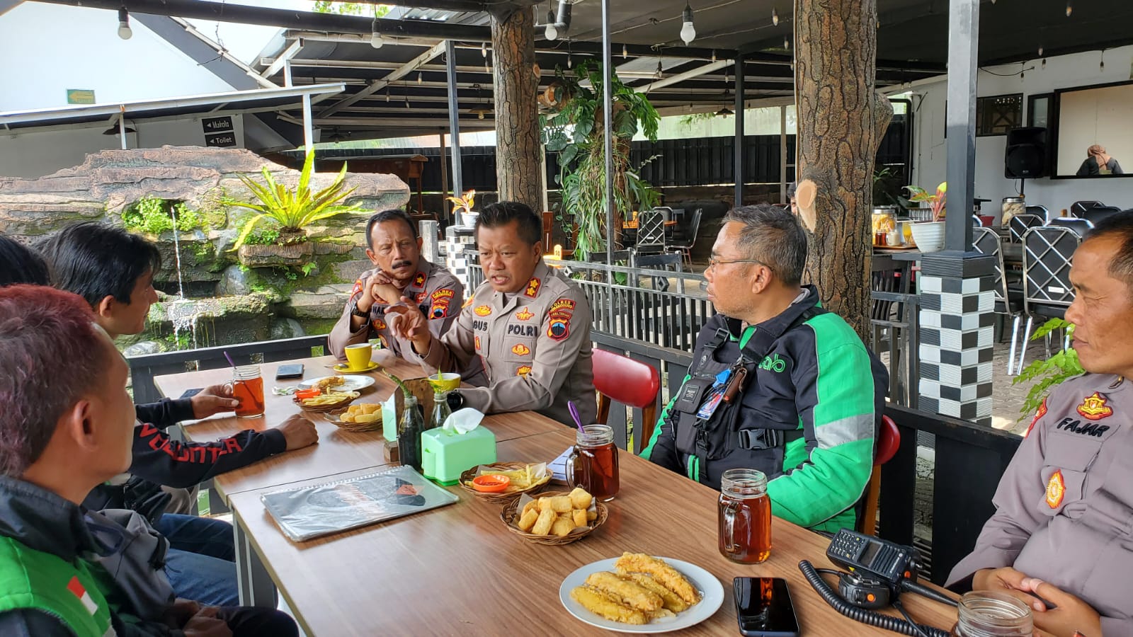 Direspon Positif Kapolres, Ojol Terpanggil Jadi Relawan Kemanusiaan