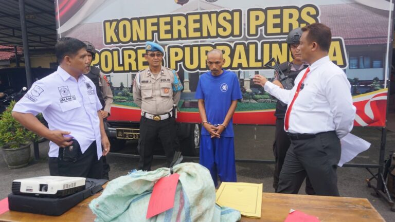 Polres Purbalingga Ringkus Pelaku Pencurian di SD Negeri 1 Brobot