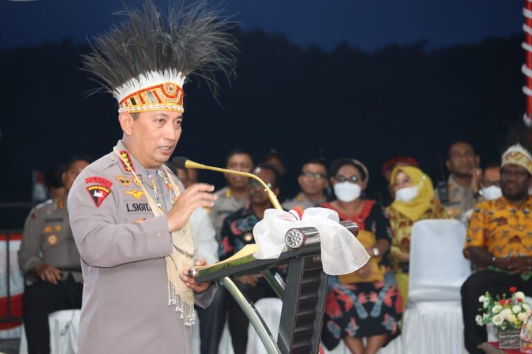 Kapolri Yakin Papua Bakal Menjadi Salah satu Daerah yang Lebih Maju