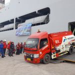 Kapal Perang Tiba, BBM dan Bantuan Logistik Langsung Terdistribusi