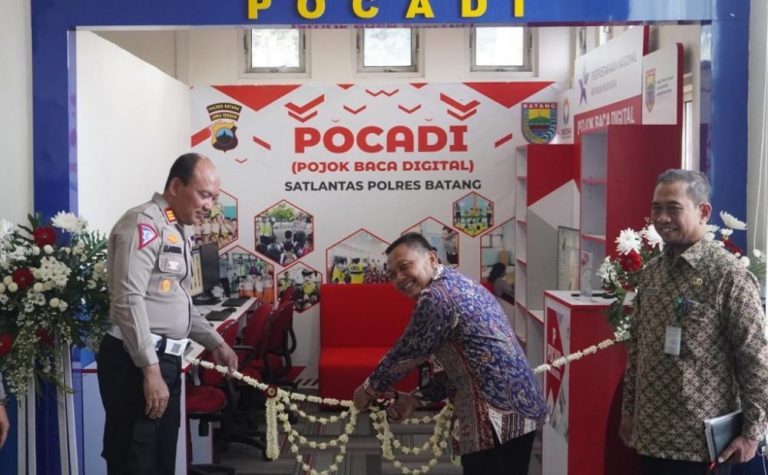 Luncurkan Pocadi, Disperpuska Gandeng Satlantas Polres Batang