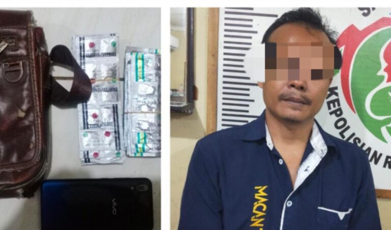 Sita Ratusan Butir, Pengedar Obat Ditangkap Satresnarkoba Polres Sragen