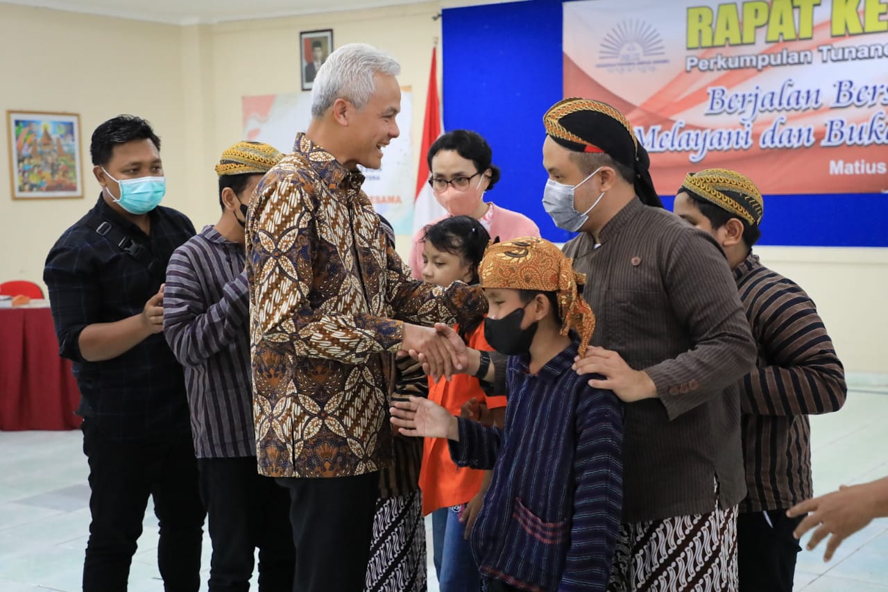 Punya Perda dan Pergub, Ganjar Dorong Komunitas untuk Dampingi Difabel