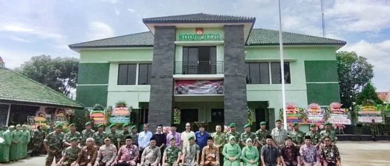 Kodim 0722/Rembang Diresmikan, Danrem: Terimakasi Bupati dan Mitra