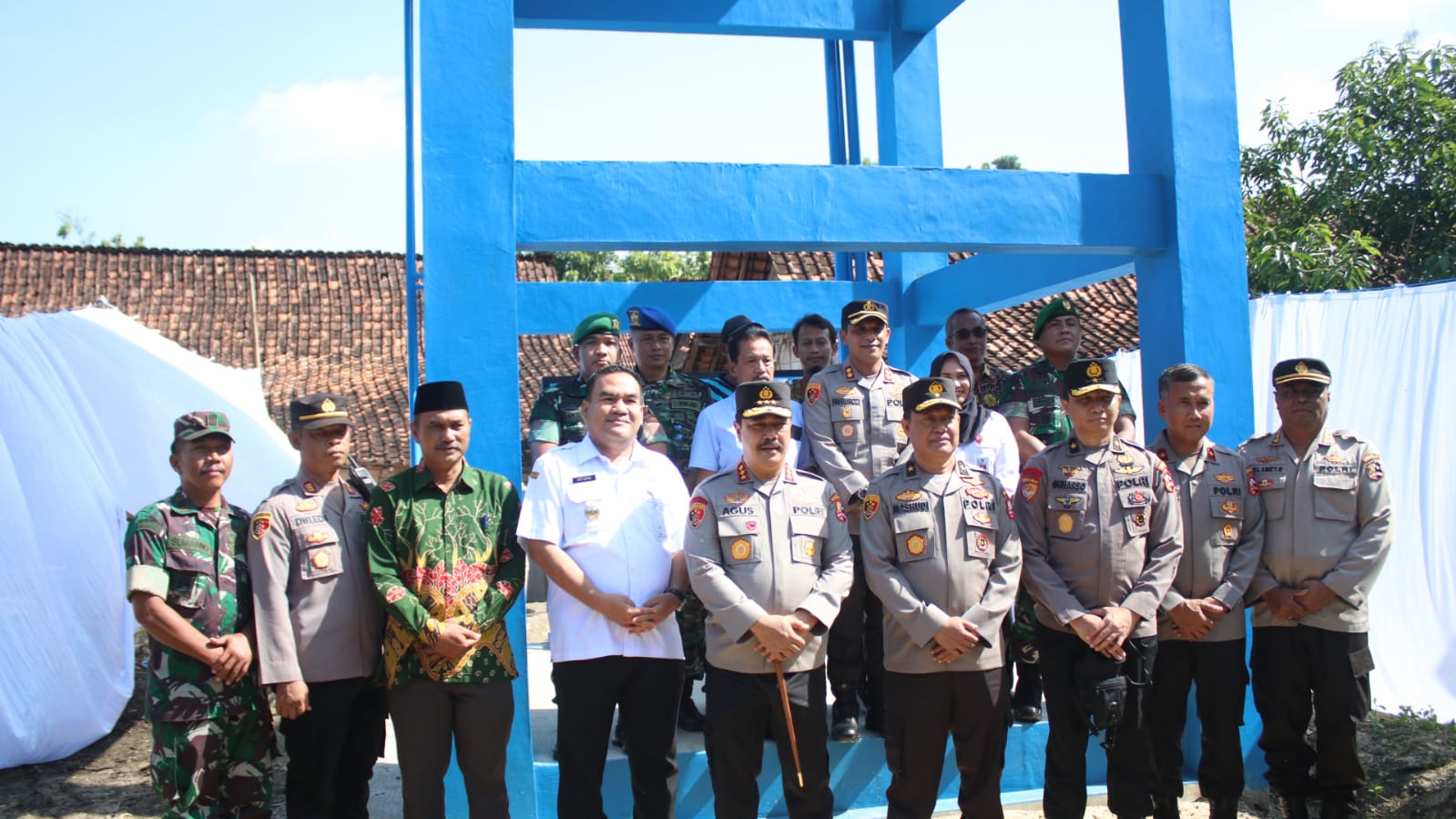 Kemarau Tidak Lagi Kekeringan, Kabareskrim Resmikan Sarana Air Bersih
