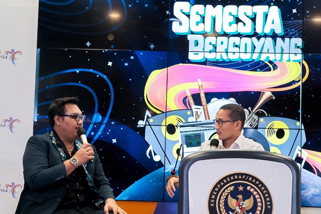 Bangkitkan Ekonomi, Kemenparekraf Dukung Konser “Semesta Bergoyang”