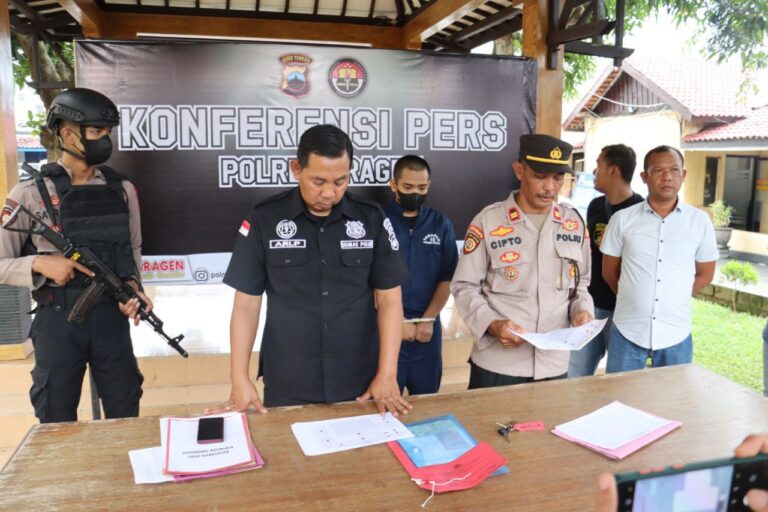 Polsek Gemolong Ringkus Seorang Pemuda Usai Kuras ATM Orang Lain