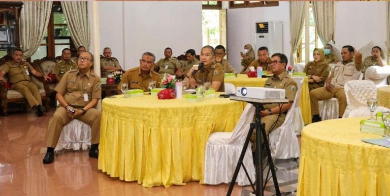Evaluasi Penanganan Banjir, Bupati Minta Seluruh Instansi Tingkatkan Koordinasi