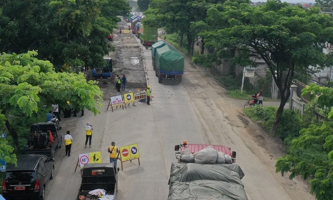 Rekonstruksi Jalan Pati – Rembang Tahap I Ditarget Selesai Sebelum Lebaran