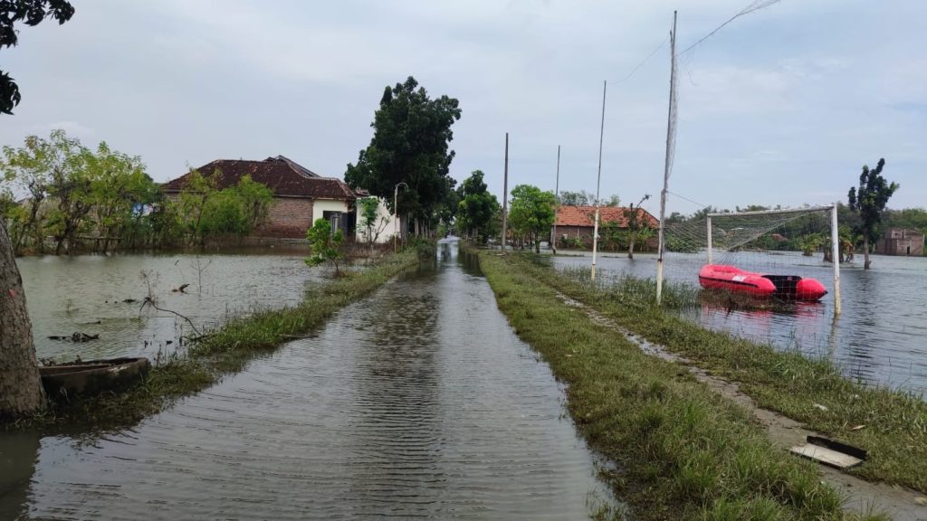 Di Desa Prampelan Banjir Belum Surut, Ribuan Warga Masih Mengungsi