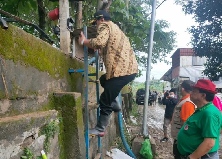Datangkan 1.000 Karung Limbah Batu Bara, untuk Talud Darurat