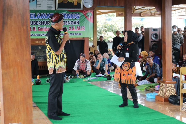 Penanganan Kemiskinan dan Stunting, Ganjar Minta Bupati Blora dan Rembang Laporan Mingguan