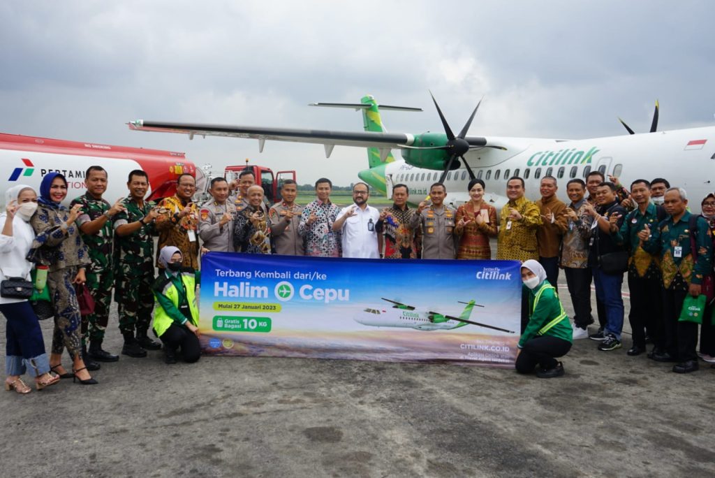 Dilepas Empat Jenderal, Citilink Kembali Mengudara ke Ngloram Cepu