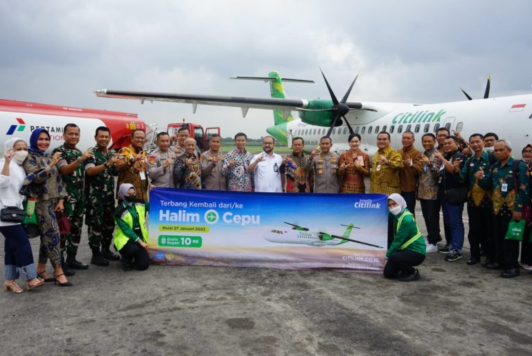 Dilepas Empat Jenderal, Citilink Kembali Mengudara ke Ngloram Cepu