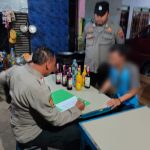 Polsek Margorejo Sikat Warung Jual Miras Ilegal
