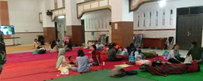 Ratusan Warga Kudus Terdampak Banjir Terpaksa Mengungsi