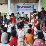 Sayang Anak, IJTI Muria Raya Gelar Aksi Sosial di Posko Pengungsian Balai Desa Jati Wetan