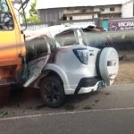 Satu Orang Tewas, Minibus dan Truk Adu Banteng di Pantura Pati-Kudus