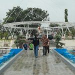 Cek Taman Kuliner, Bupati Segera Boyong PKL Masjid Raya Klaten