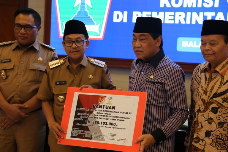 Banyak Terobosan, Komisi VIII DPR RI Apresiasi Kemensos dalam Tanggulangi Bencana
