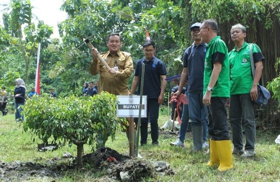 Peringati HUT ke 30, Perumda Tirta Mulia Tanam 1.000 Pohon