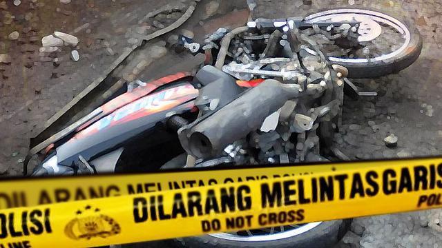 Adu Banteng Bus vs Motor di Jalan Blora-Cepu, Pengendara Motor Tewas