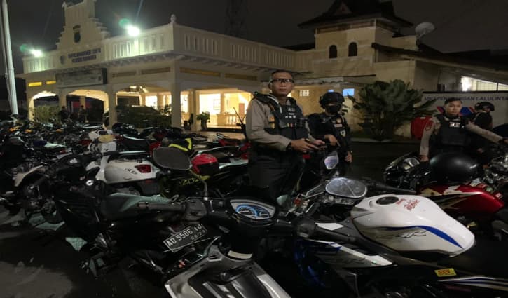 Lebih 1.000 Knalpot Brong Diamankan Satlantas Polresta Surakarta