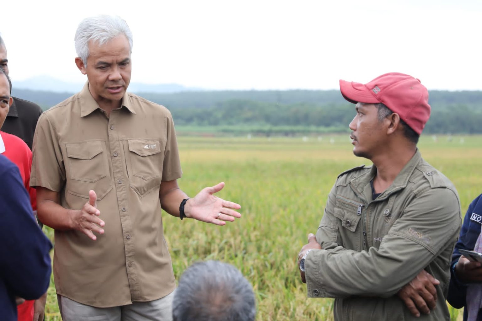 Ganjar Dorong Perbaikan Sistem Pengelolaan Hasil Panen dan Beras