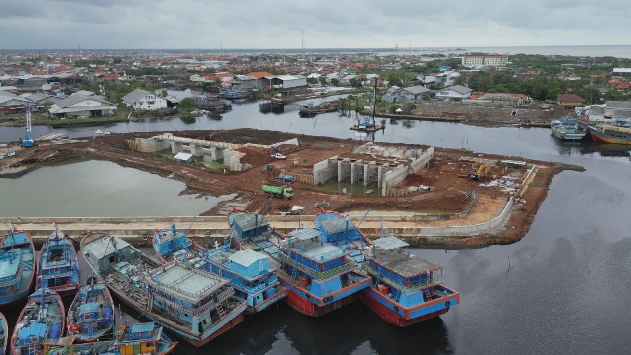 Percepat Pengaliran Air, Bendung Gerak Ditarget Selesai Akhir 2023