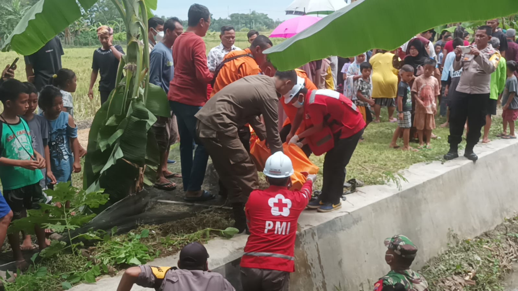 Seorang Kakek dari Dusun Depok Selatan Ditemukan Tak Bernyawa di Saluran Irigasi