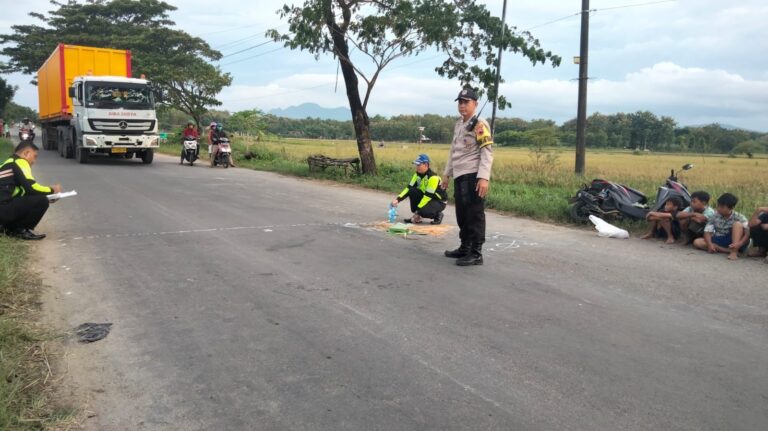Ibu dan Balita Tewas Dalam Insiden Laka Lantas di Pamotan
