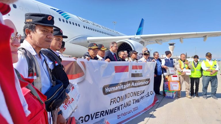 Bantuan 75 Ton dari Indonesia Sudah Tiba di Suriah
