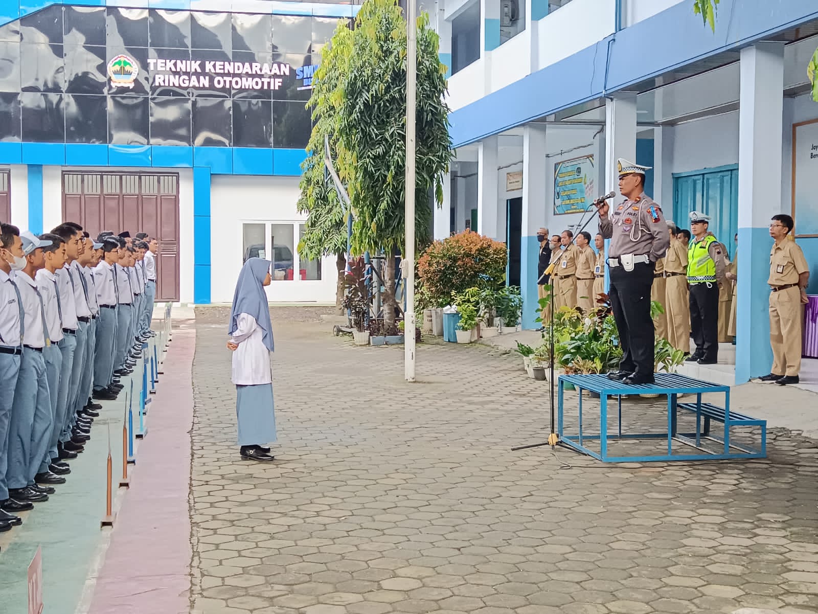 Tanamkan Tertib Berkendara Sejak Dini, Satlantas Polres Kudus Gelar Dikmas di Sekolah-sekolah