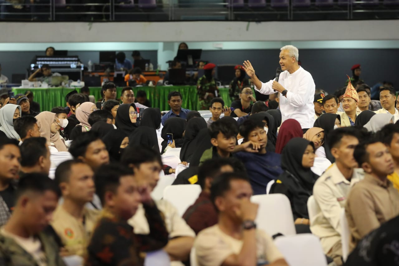 “Menggagas Indonesia Baru”, Ganjar Ungkap Cara Atasi Pungli Hingga Pendidikan