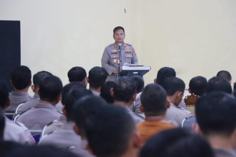 Polisi Gelar Gladi Lapang Jelang Harlah Satu Abad NU