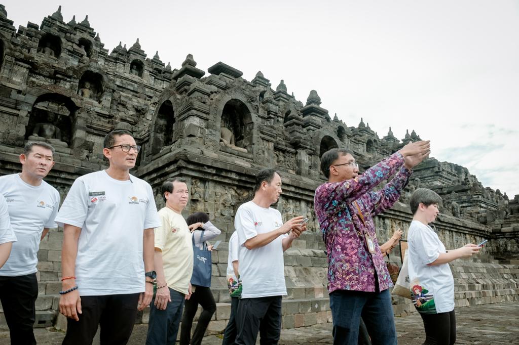 Menparekraf: Paket Wisata Konservasi Candi Borobudur Usai Diujicobakan