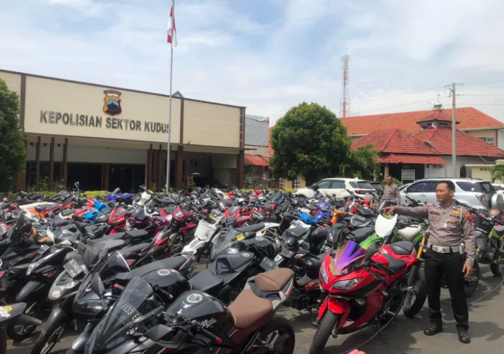 Selama OKLLC, Ribuan Kendaraan Diamankan Satlantas Polres Kudus