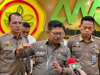 Mentan Pastikan Ketersediaan Beras Januari, Februari dan Maret Aman
