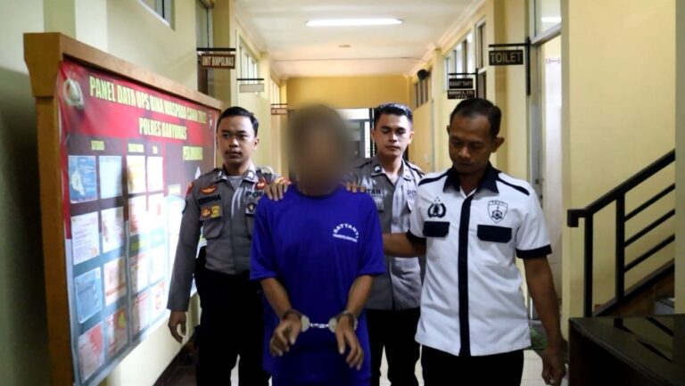 Sat Reskrim Amankan Pelaku Pencabulan Anak di Bawah Umur