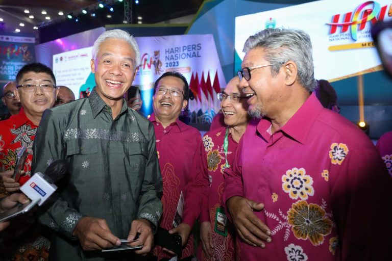 Hadiri HPN, Ganjar: Semoga Beritanya Makin Mendidik, Edukatif, dan Berbobot