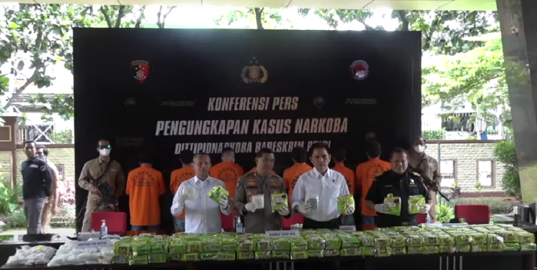 Sabu 220 Kg Diamankan, Polri Bongkar Peredaran Narkoba Lewat Jalur Laut